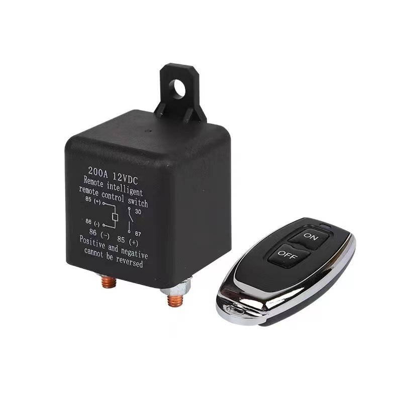 12V 200A Battery Kill Switch, Remote Battery Disconnect Switch Remote Control Kill Switch for Car RV Truck